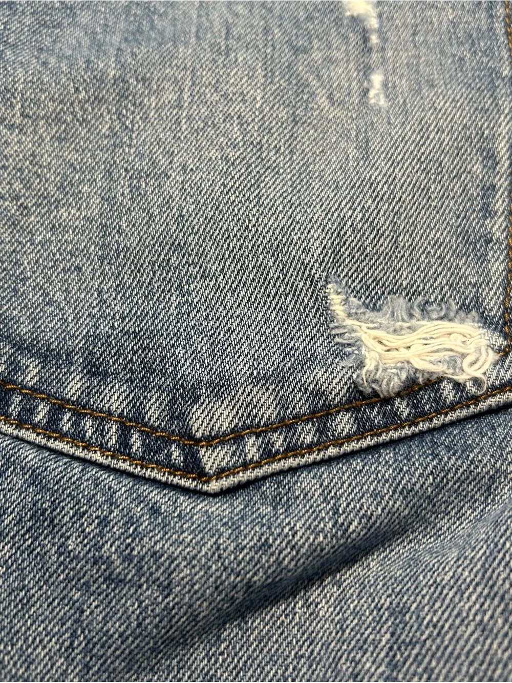 J. Crew Wide Leg Crop Jeans - Medium Blue Wash